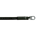 Cobra wire&cable 446-A2002T0748IN Кабели для аккумуляторных батарей из луженой меди 2AWG 122 cm Черный Black