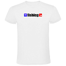 Купить Kruskis CA65500201K029 Футболка с коротким рукавом Fishing Белая White M 7ft.ru в интернет магазине Семь Футов