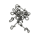 Kinetic F620-007-034 Twist Lock Скрепки Для Бумаг Черный Black 1 