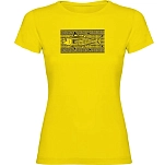 Kruskis 11502302lk208 Женская футболка с коротким рукавом Tuna Tribal Yellow 30x25x2