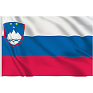 Флаг Словении гостевой Adria Bandiere BS172 30x45см