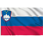Флаг Словении гостевой Adria Bandiere BS172 30x45см
