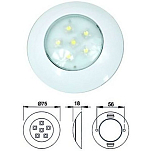 Goldenship GS10430 IP67 12-24V 6W 75 mm Светодиодная лампа для скрытого монтажа Белая White