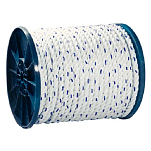 Seachoice 50-47810 Premium 3 Strand Braided Nylon Rope Белая White / Blue 13 mm x 183 m 