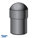 Купить Торцевая заглушка для трубы Batsystem P1058 25 мм черная 7ft.ru в интернет магазине Семь Футов