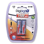 Digivolt BT2-1400 AA/R6 1400mAh Аккумуляторная батарея 2 единицы Grey
