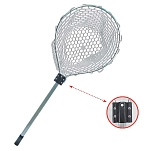 Expert predator 12359 Садок Rubber Mesh Серебристый Grey / White 100 cm