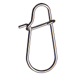 Daiwa 16512000 Small K Скрепки Для Бумаг Серебристый 10 pcs S 
