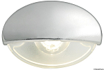 Дежурный светильник Batsystem Steeplight хромированный корпус белый свет 12/24 В, Osculati 13.887.03
