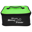 Купить Mikado UWI-MF-002-M Method Feeder 002 Сумка Tackle Stack Черный Black / Green M  7ft.ru в интернет магазине Семь Футов