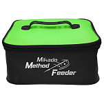 Mikado UWI-MF-002-M Method Feeder 002 Сумка Tackle Stack Черный Black / Green M 