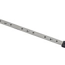 Plastimo 13812 32 mm Genova Т-образный направляющий лист Серебристый 2.40 m