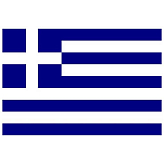 Oem marine FL407240 30x40 cm Флаг Греции  Multicolour
