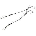 Kinetic F609-007-201 Big Fish Stinger Связанные Крючки 150 Mm Серебристый Black 9/0 