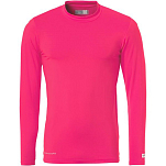 Uhlsport 100307813-L Базовый слой с длинным рукавом Distinction Colors Розовый Pink L