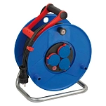 Brennenstuhl 1208380007 Катушка с кабелем Garant IP44 H07RN-F 3G1.5 с 4 розетками 40 m Голубой Blue  Techinn