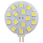 Goldenship GS10516 12-30V 3W G4 15 SMD 5050 Горизонтальная холодная светодиодная лампа Серебристый Grey