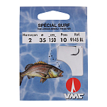 Water queen 730011021 Special Surf 9145BL 40 mm Связанный Крючок Без Зазубрин Золотистый Grey 1 
