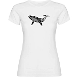 Kruskis 11502102mk210 Женская футболка с коротким рукавом Whale Tribal White 30x25x2