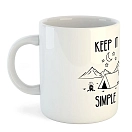Купить Kruskis 42611C391 Кружка Keep It Simple 325ml  White 7ft.ru в интернет магазине Семь Футов
