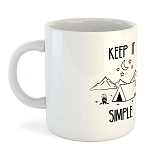 Kruskis 42611C391 Кружка Keep It Simple 325ml  White