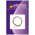 Ashima fishing ASLLLG Coated Loop 100 cm Лидер  Washed Out Green 30 Lbs
