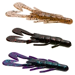 Zoom bait 11080369 Ultravibe Speed Craw 89 Mm Мягкая Приманка Многоцветный Black Light