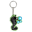 Купить Best divers AI0626 Hippocampus Брелок для ключей Черный Black / Green / Blue 7ft.ru в интернет магазине Семь Футов