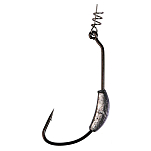 Asari ACLE-4/0 Carolina Свинцовый крюк Черный  Black Nickel 4/0 