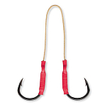 Mustad 13201 10827 BLN Jigging Double Braided Крюк Многоцветный 3 pcs 6/0 