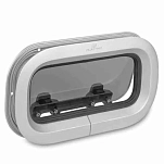 Plastimo 63895 T01 Прямоугольный открывающийся иллюминатор Grey 36.9 x 19.3 cm