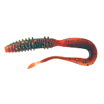 Силиконовый червь на окуня Long Tail Grub (Цвет-Mystic резина MO100) LTG6 Mystic Lures