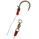 Wizard 79337-801 связанный крючок Monster Classic Braid Rig Catfish Specimen Black / Green 8/0