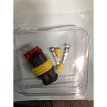 Oem marine ROL195733 Superseal 2 Дирижер Водонепроницаемый разъем Black