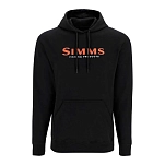 Simms 14143-001-60 Толстовка с капюшоном Logo Black 40x30x12 2XL