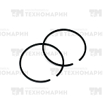 Поршневое кольцо Tohatsu (уп. 2 шт) +0,5 351-00014-0 Poseidon