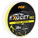 Купить Fox international CBL013 Exocet Spod Тесьма 300 м Желтый Yellow 0.180 mm  7ft.ru в интернет магазине Семь Футов