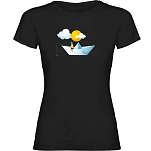 Kruskis 11502309xlk199 Футболка с коротким рукавом Paper Boat Black 30x25x2