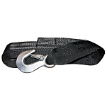 Forniture nautiche italiane 303075 Нейлон 7.5 m Поводок Черный Black 50 mm 