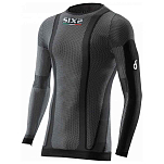Sixs O0TOS2XLNEFI Компрессионная футболка с длинным рукавом TOS2 Серый Black Carbon L-XL