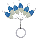 Купить Kali kunnan 81134 Ovalbait 7x15 mm Пробки Голубой Blue / Phospho 7ft.ru в интернет магазине Семь Футов