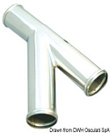 Y-образный фитинг для соединения двух стоков диаметр 38 мм, Osculati 50.237.02