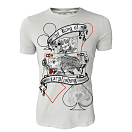 Купить Hotspot design TS-PK01001S02 Футболка с коротким рукавом The King of Carpfishing Серый Light Grey M 7ft.ru в интернет магазине Семь Футов
