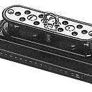 Каретка длинная из анодированного алюминия и тефлона с 2 роликами и обушком для тросов до 10 мм 470 кг, Osculati 62.244.40