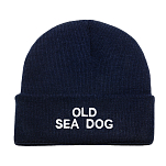 Шапка-бини "Old Sea Dog" Nauticalia 6318 темно-синяя из акрила