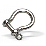 Pike n bass 248208 Шакле Инокс Лира 8 Mm Серебристый Silver
