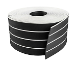 Покрытие палубное 200ммx5мм, черный, белая полоса, Marine Rocket,уценен MR0001_utsenka