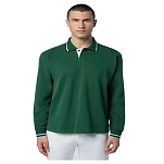 North sails 692336-0400-L Поло с длинным рукавомным рукавом Logo Зеленый Green L