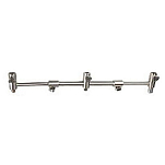 Carp spirit 34CSACS370051 Задний Buzz Bar Серебристый Stainless Steel 16.5-27.5 cm 