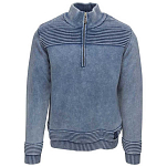Sea ranch BI-7-116-4009-XL Свитер с полумолнией Morgan Голубой Sky Wash XL
